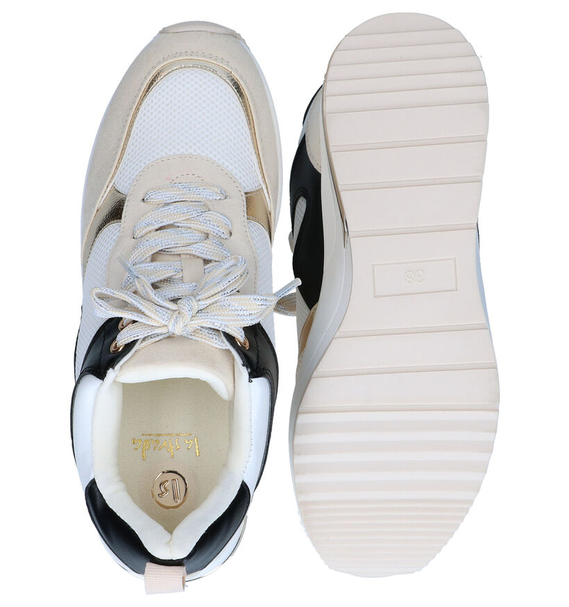 La Strada Chaussures à lacets en Blanc en simili cuir (292906)