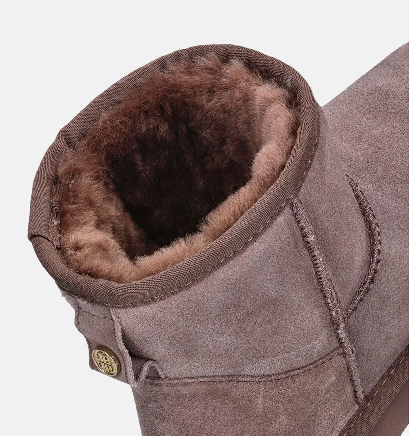 Laurent David Bottines Fourrées en Marron pour femmes (348805)