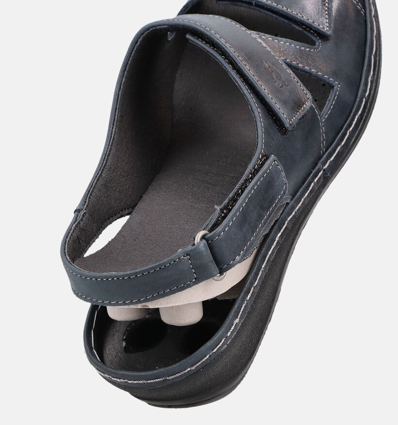 Hush Puppies Rigao Donkerblauwe Sandalen met sleehak voor dames (370587) - geschikt voor steunzolen