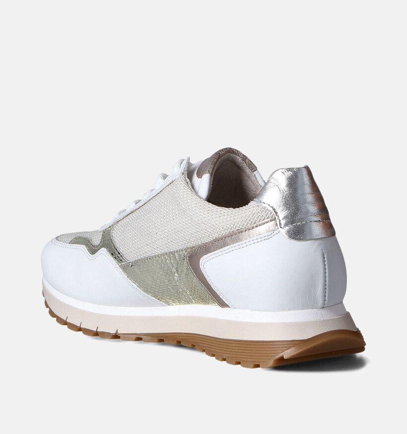 Gabor Witte Sneakers voor dames (352084) - geschikt voor steunzolen