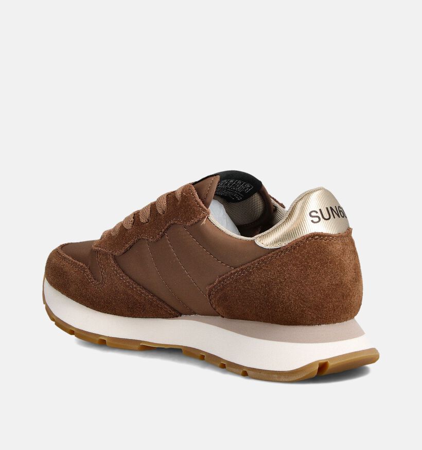 Sun68 Ally Gold Silver Sneakers Bruin voor dames (361898) - geschikt voor steunzolen
