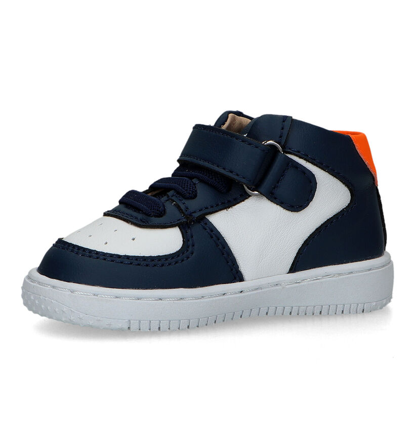 Shoesme Baskets pour bébé en Bleu pour filles, garçons (320455) - pour semelles orthopédiques