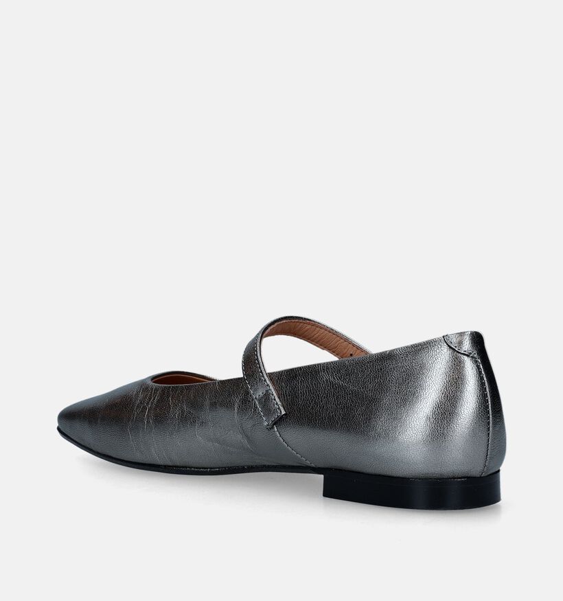 KMB Zilveren Ballerina's Met bandje voor dames (349212)