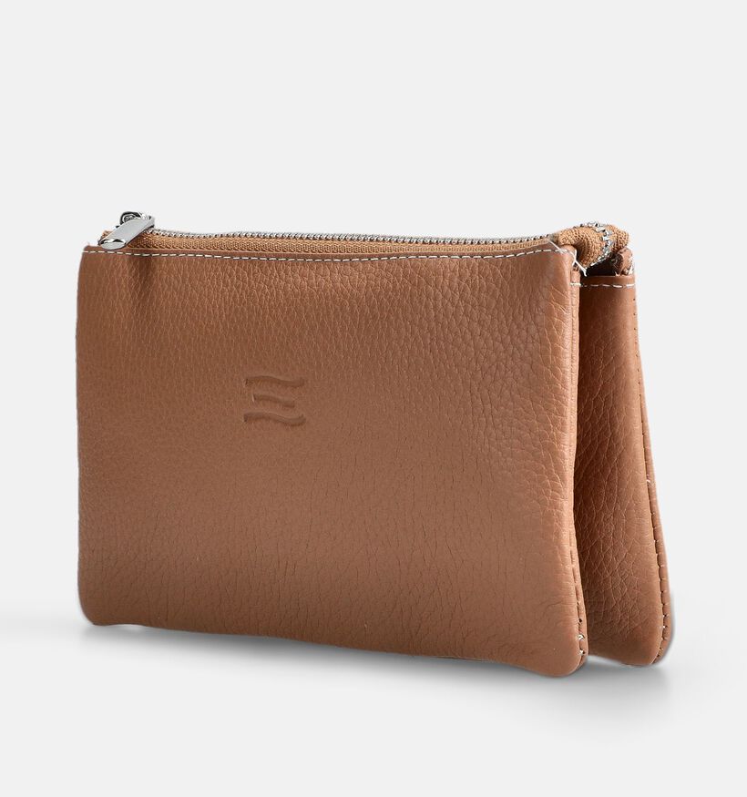 Crinkles Porte-monnaie en Beige pour femmes (373828)