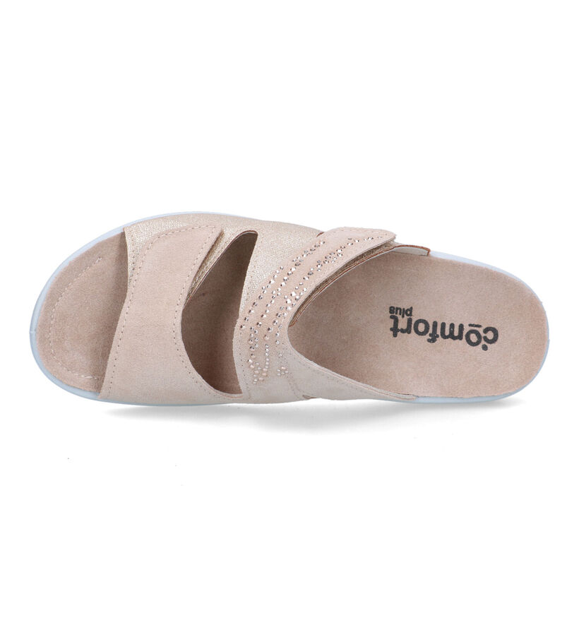 Comfort Plus Gouden Slippers voor dames (324544) - geschikt voor steunzolen