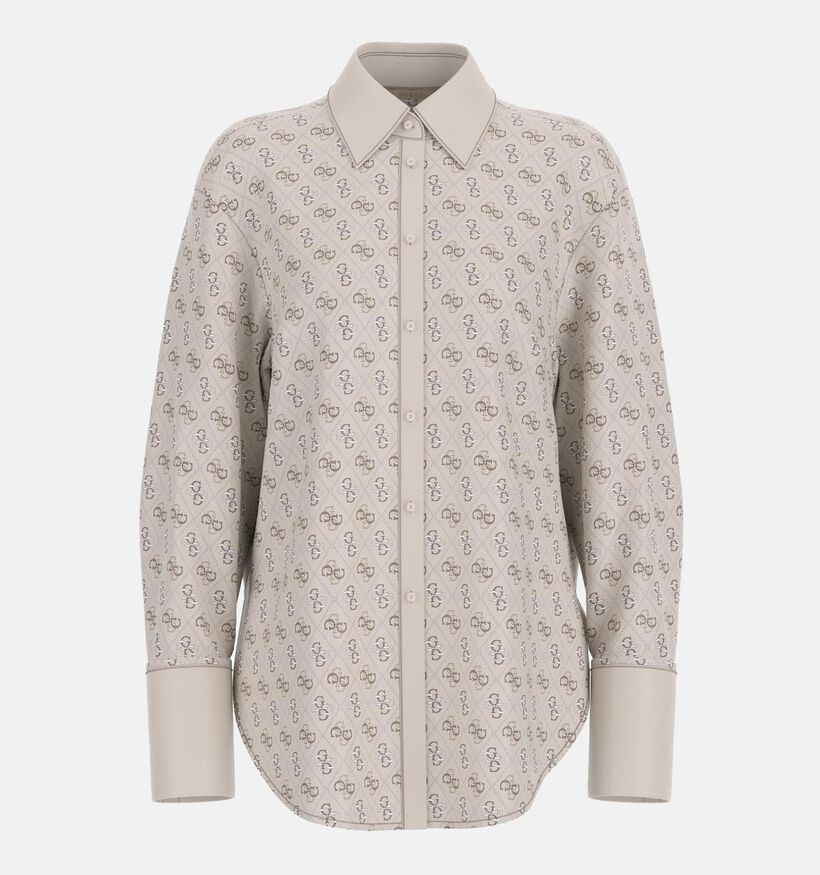 Guess Lichtbeige Blouse met Lange Mouwen voor dames (366575)
