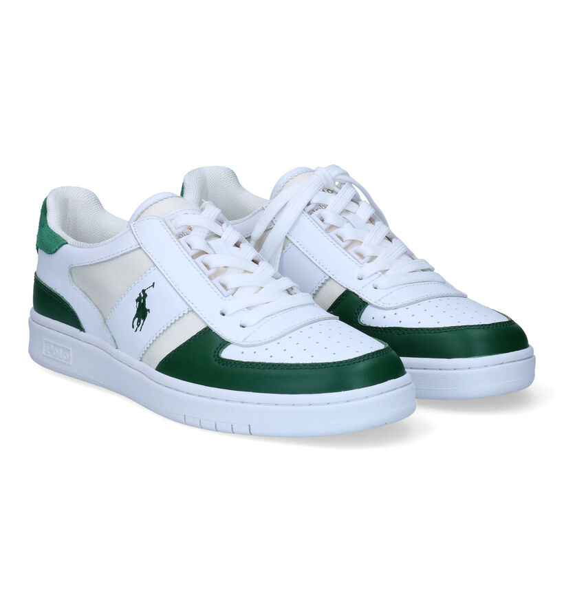 Polo Ralph Lauren Witte Sneakers in leer (303403)