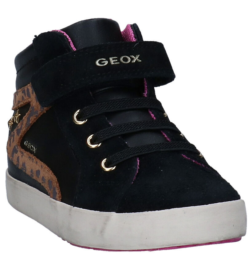 Geox Kilwi Zwarte Hoge Schoenen in daim (278294)