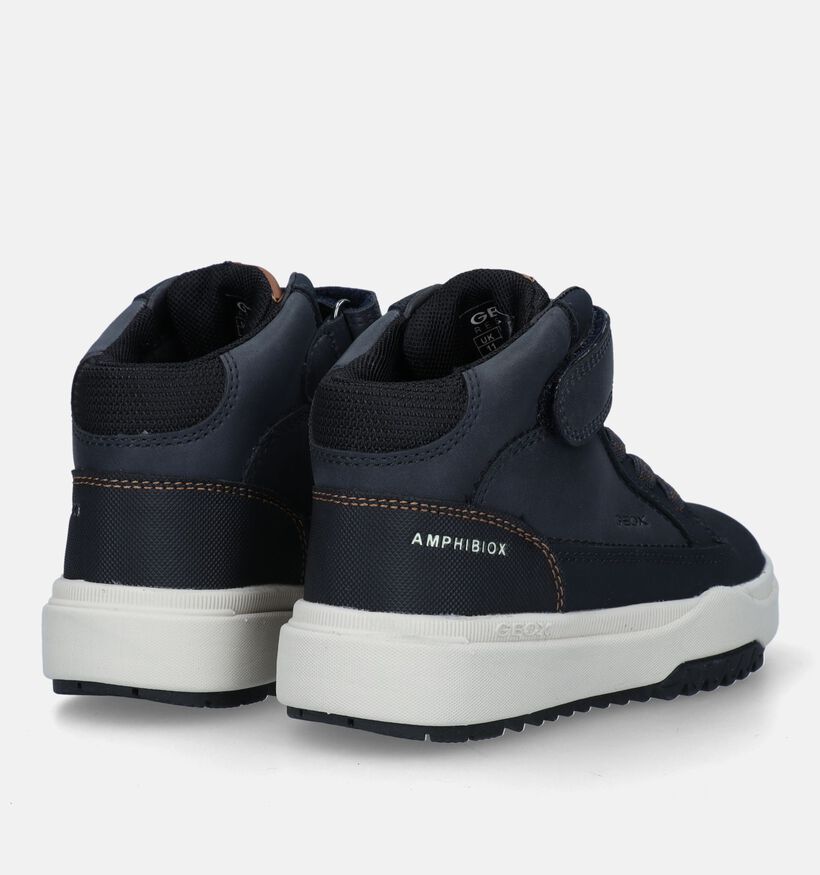 Geox Bunshee Blauwe Hoge Sneakers voor jongens (328528) - geschikt voor steunzolen
