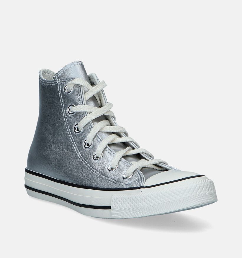 Converse CT All Star HI Baskets en Argent pour femmes (343983)