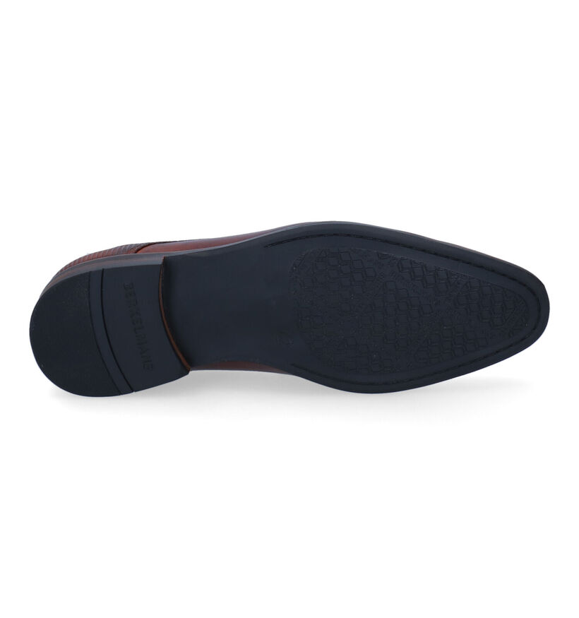 Berkelmans Estoril Chaussures habillées en Cognac pour hommes (342914) - pour semelles orthopédiques