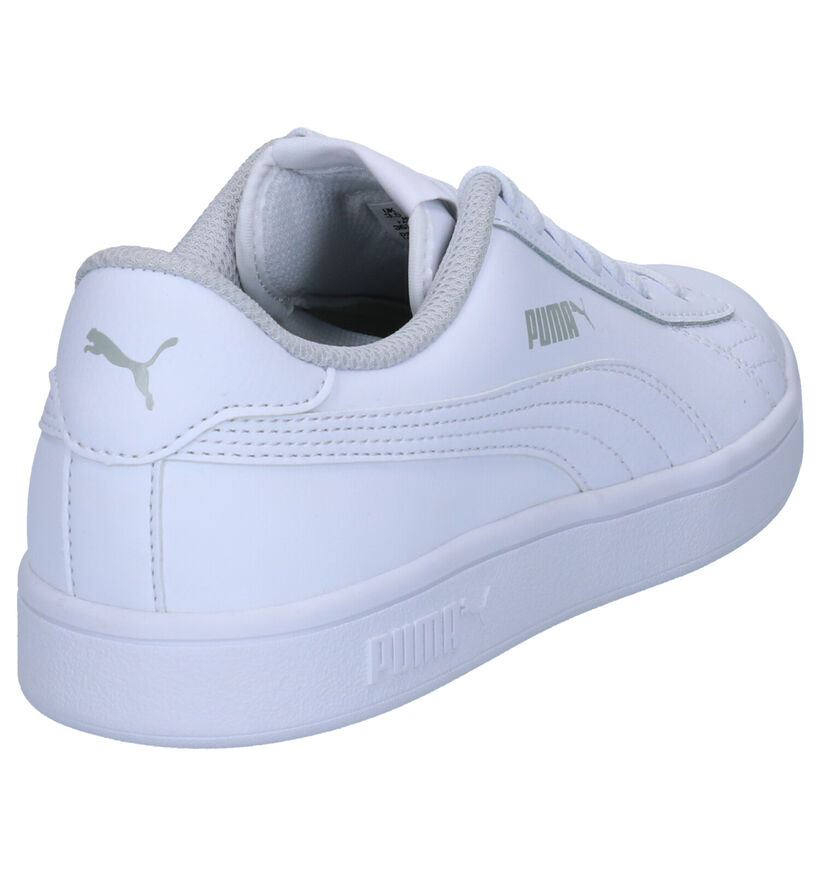 Puma Smash Witte Sneakers in kunstleer (265646)