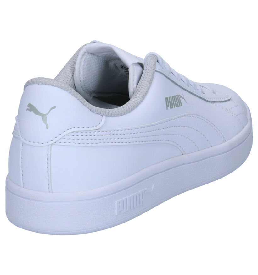 Puma Smash Sneakers en Blanc en cuir (265646)