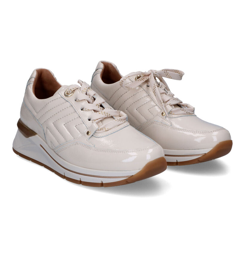 Gabor OptiFit Ecru Sneakers in lak (316917)