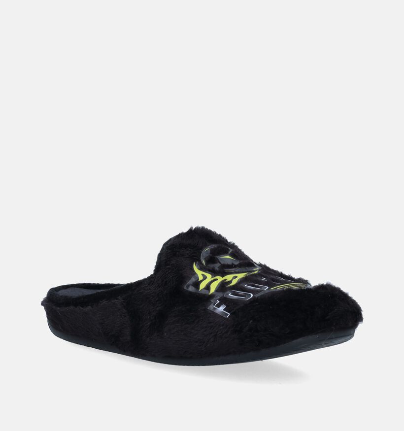 Milo & Mila Pantoufles ouvertes en Noir pour garçons (348673)