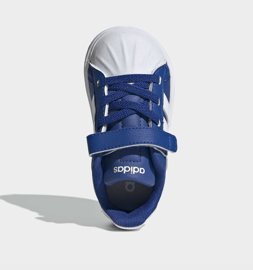 adidas Streettalk Blauwe Sneakers voor jongens (372798) - geschikt voor steunzolen