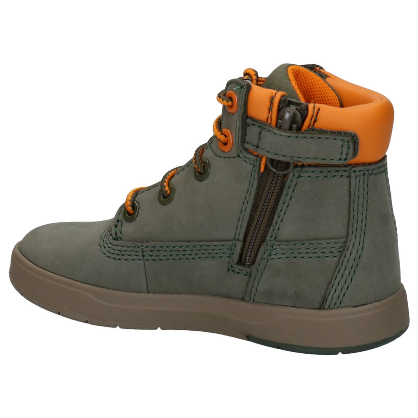 Timberland Davis Square 6 Inch Bottines en Noir pour garçons (293805) - pour semelles orthopédiques