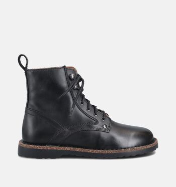 Birkenstock Boots NATURAL LEATHER BLACK/NATURAL LEATHER COGNAC