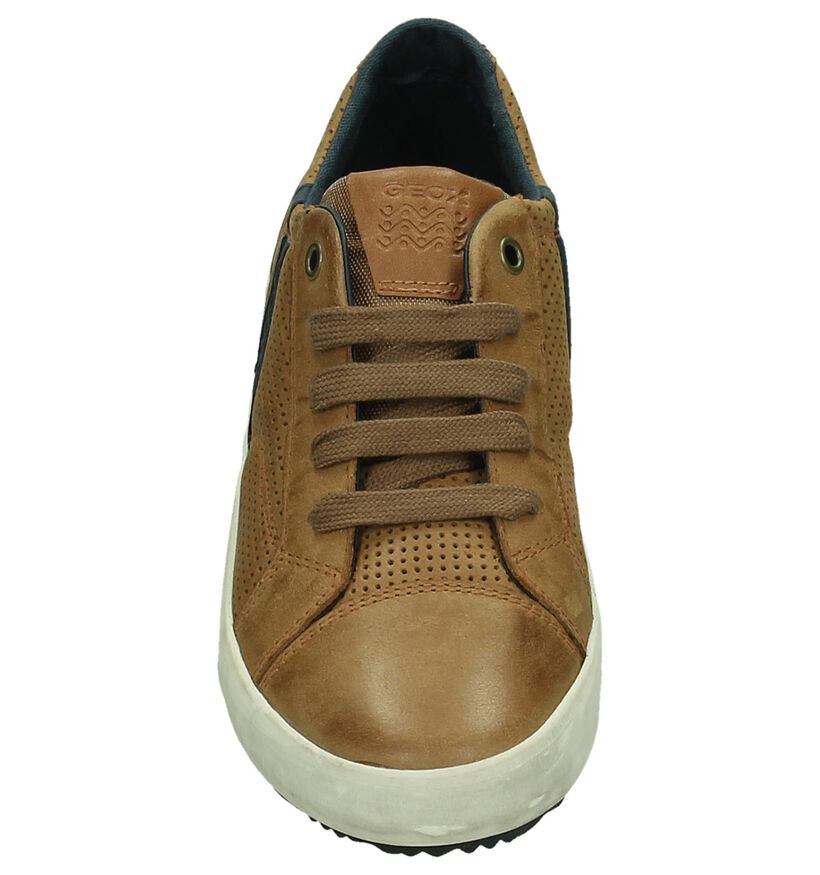 Geox Chaussures basses en Cognac en cuir (190662)