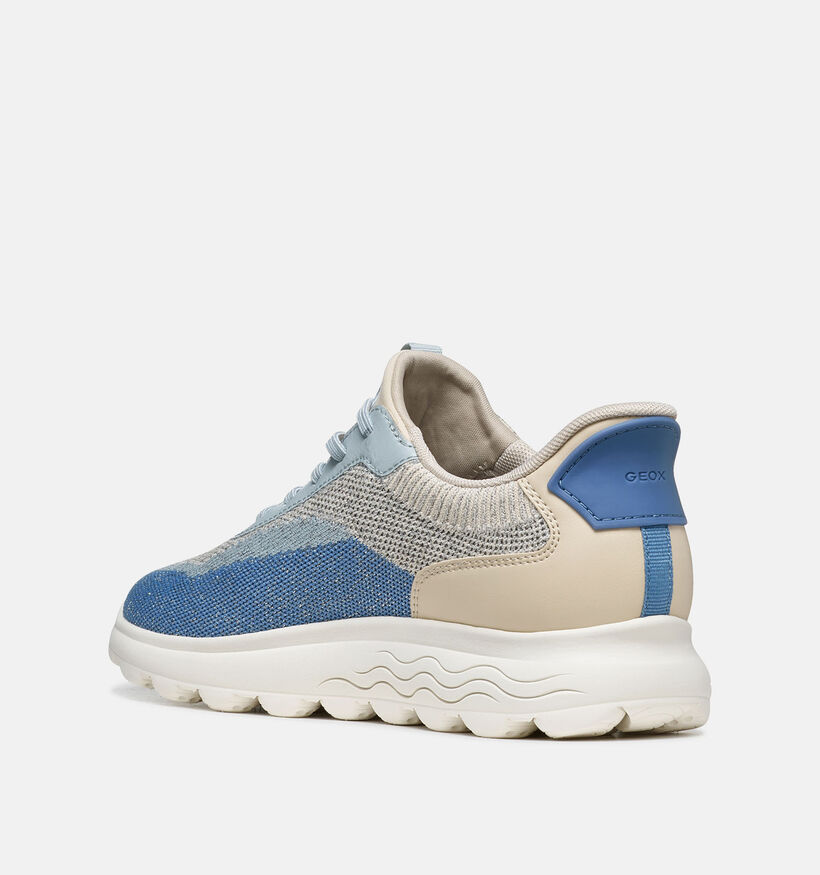 Geox Spherica Plus Blauwe Sneakers voor dames (368183) - geschikt voor steunzolen