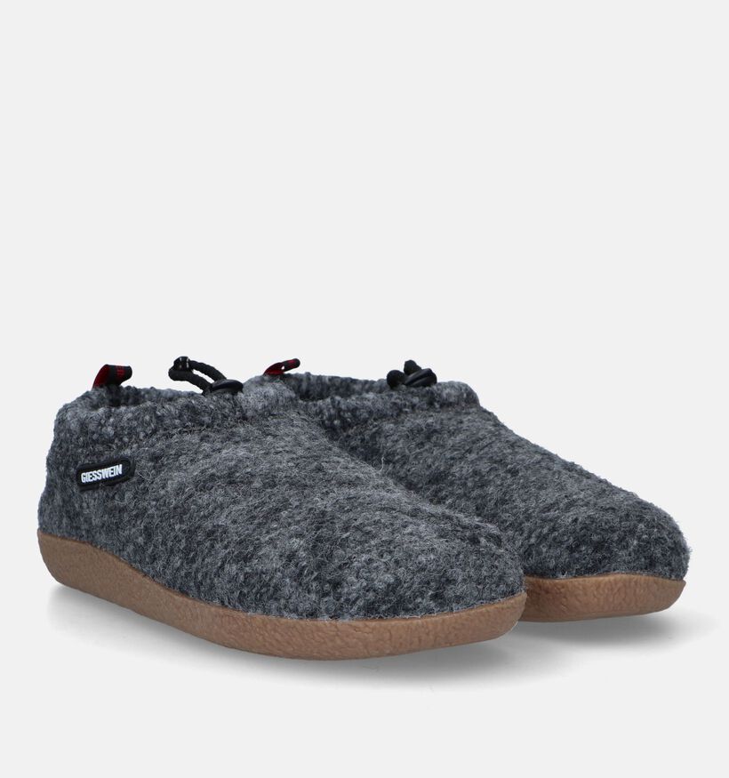 Giesswein Vent Pantoufles pour semelles orthopédiques en Gris pour femmes (333563) - pour semelles orthopédiques