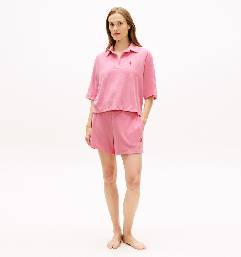 Tommy Hilfiger Toweling Roze Short voor dames (369263)