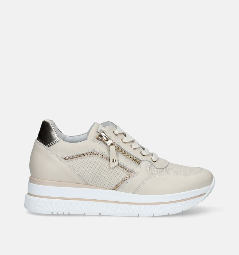 NeroGiardini Baskets casual en Beige clair pour femmes (339530) - pour semelles orthopédiques