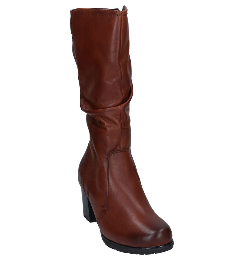 Jana Bottes basses en Cognac en cuir (280896)