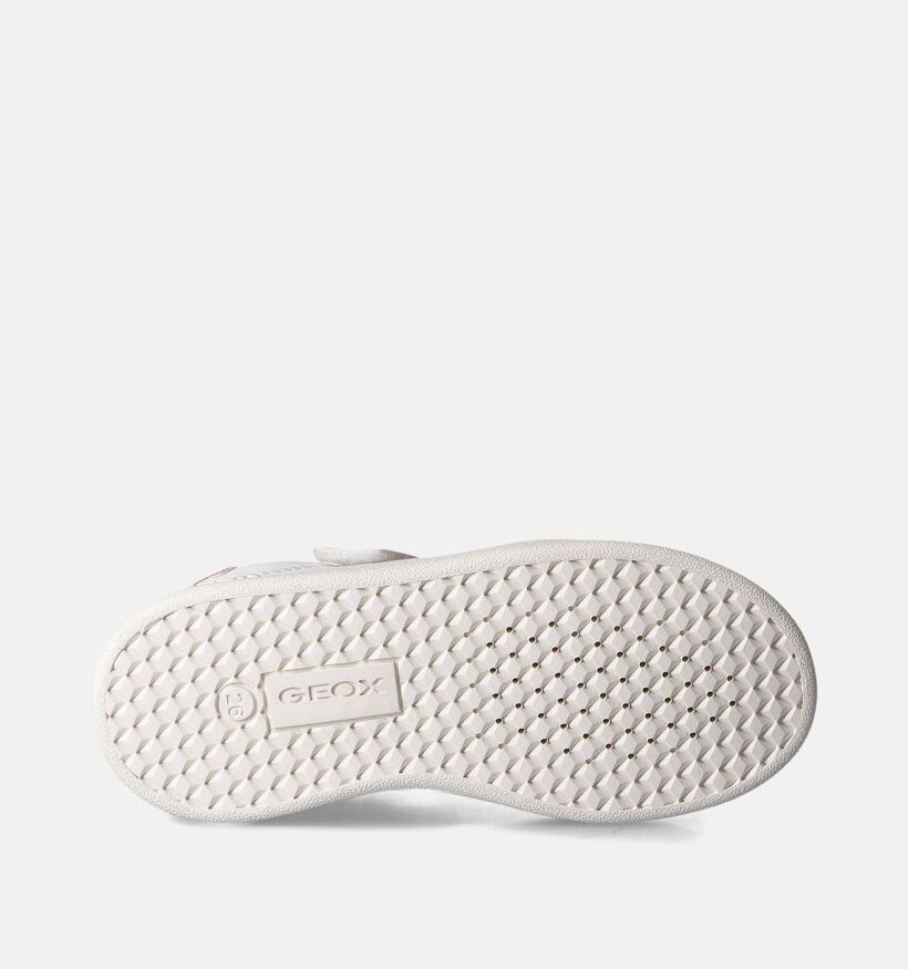 Geox Eclyper Witte Velcroschoenen voor jongens (351653) - geschikt voor steunzolen