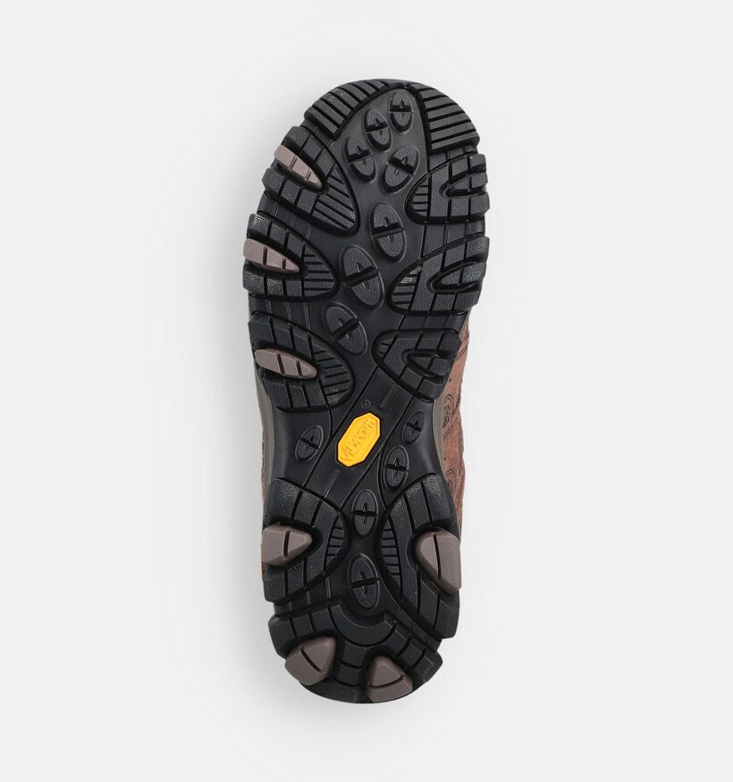 Merell MOAB 3 Mid GTX Chaussures de randonnée en Cognac pour hommes (363655) - pour semelles orthopédiques