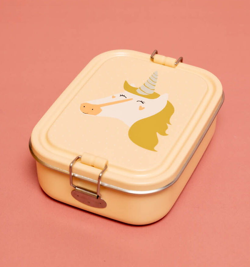 Trixie Mrs. Unicorn Kleine Brooddoos Geel voor meisjes, jongens (366566)