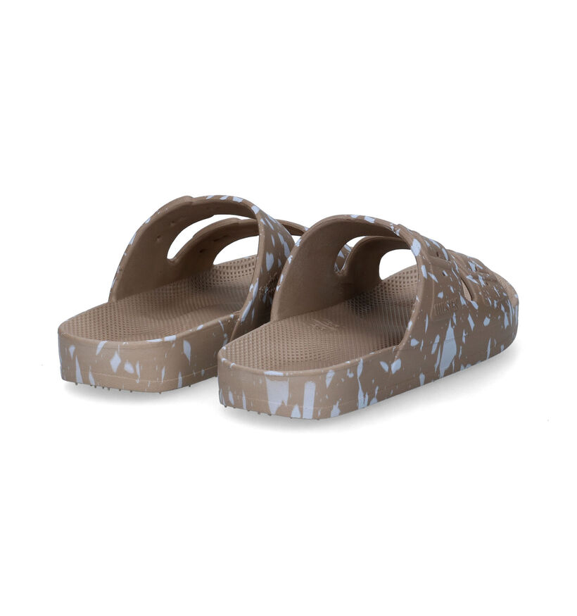 Freedom Moses White Terrazzo Nu-pieds en Beige pour filles (307539)