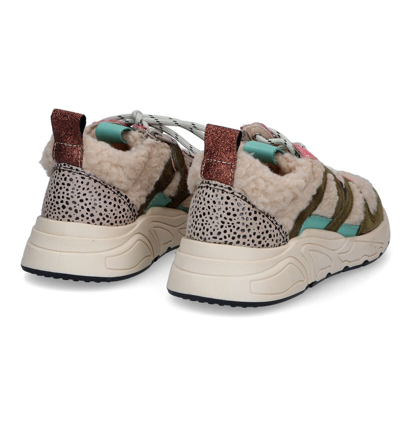 Poelman Carocel Beige Veterschoenen voor meisjes (313149)