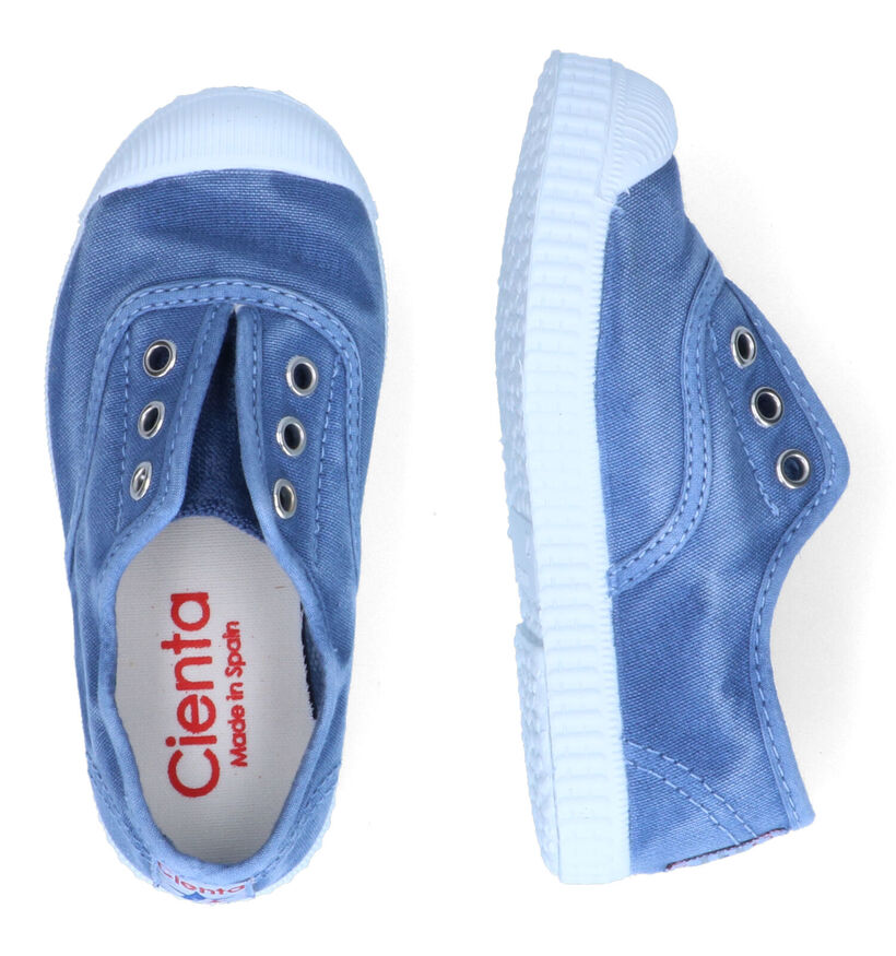 Cienta Blauwe Slip-on voor meisjes, jongens (324049) - geschikt voor steunzolen