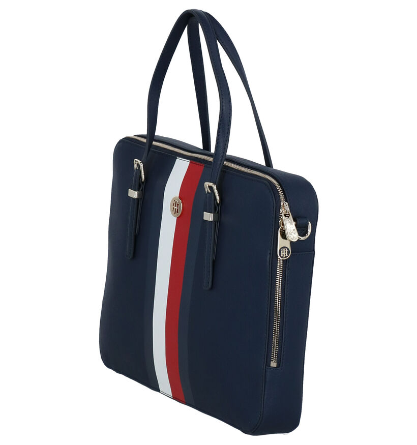 Tommy Hilfiger Honey Blauwe Laptoptas in kunstleer (256964)