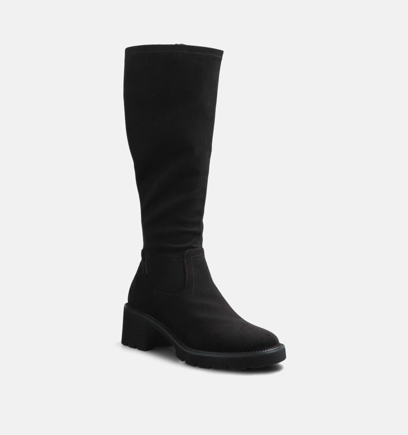 Tamaris Bottes hautes en Noir Tamaris Bottes hautes en Noir pour femmes (362916) - pour semelles orthopédiques