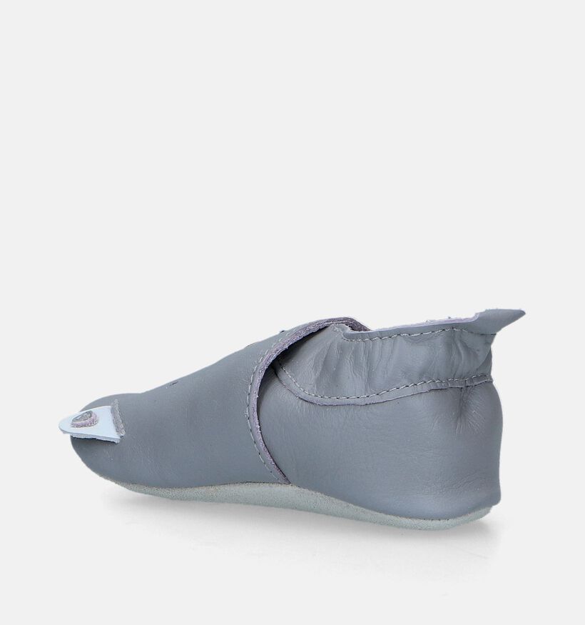 Bobux Gull Grey Woof Chaussons pour bébé en Gris pour filles, garçons (294783)