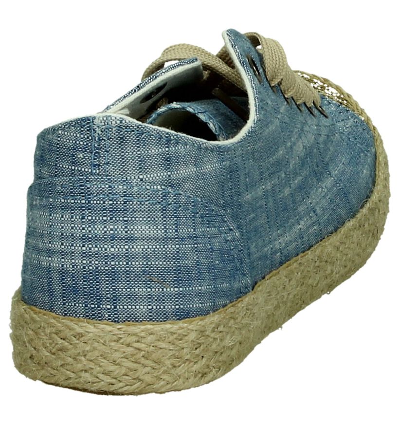 Ghost Rockers Chaussures basses en Bleu en textile (195805)