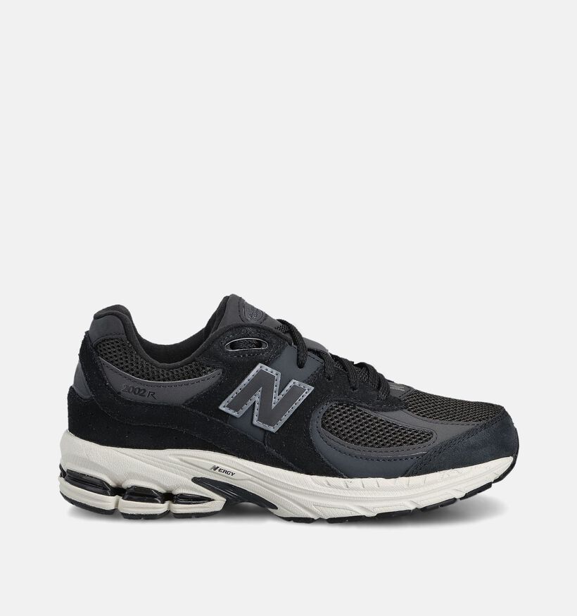 New Balance GC 2002 Baskets en Noir pour gar&ccedil;ons, filles (377306) - pour semelles orthop&eacute;diques