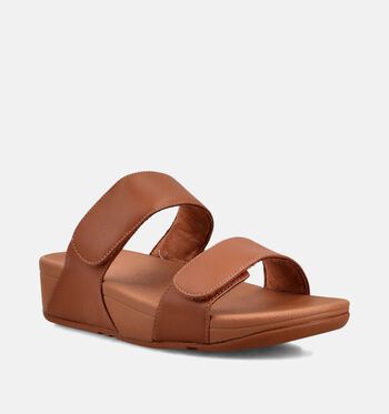 FitFlop Lulu Nu-pieds Noir/Cognac