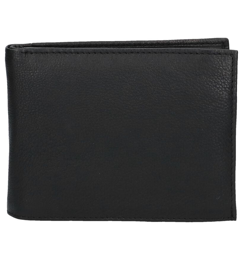 Euro-Leather Zwarte Portefeuille in leer (310412)