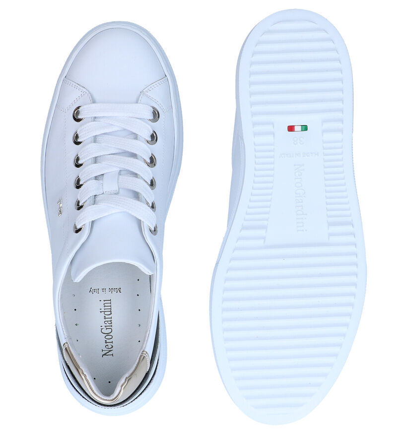 NeroGiardini Chaussures à lacets en Blanc en cuir (292564)