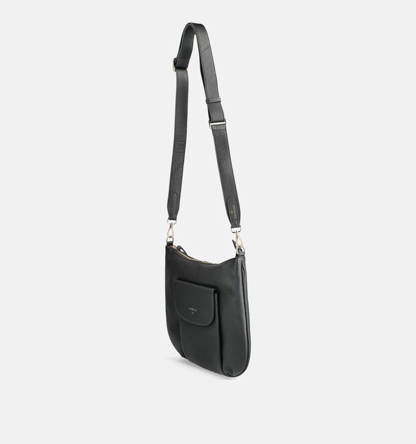Crinkles Sac &agrave; bandouli&egrave;re en Noir pour femmes (381707)