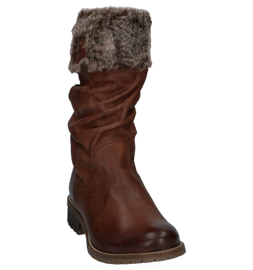 Mario Rossi Bottes basses en Cognac en cuir (223945)