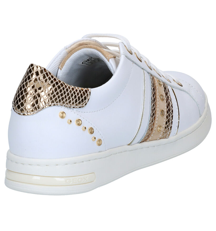 Geox Jaysen Witte Sneakers in kunstleer (302165)