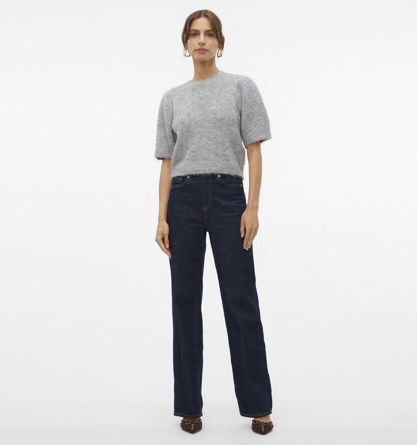 Vero Moda Novah Pull en Gris pour femmes (361189)