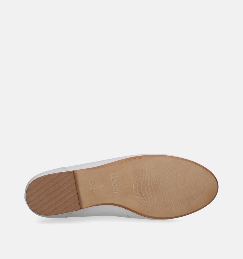 Gabor OptiFit Loafers en Écru pour femmes (336120) - pour semelles orthopédiques