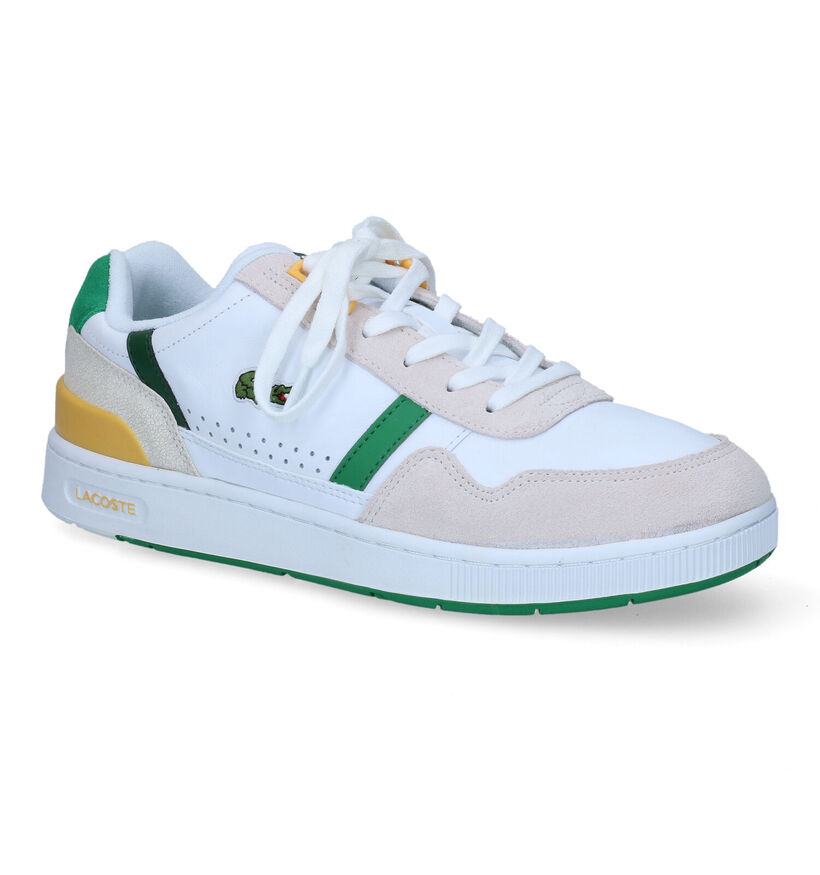 Lacoste T-Clip Witte Sneakers in kunstleer (305641)