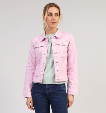 Korte jas roze