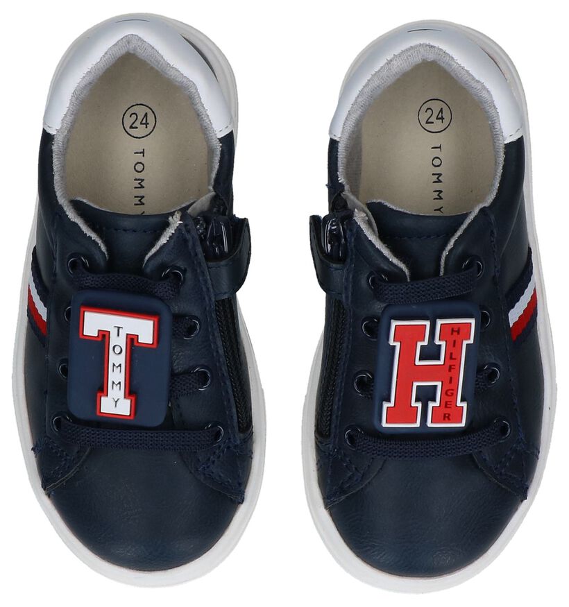 Tommy Hilfiger Donkerblauwe Schoentjes in kunstleer (239526)